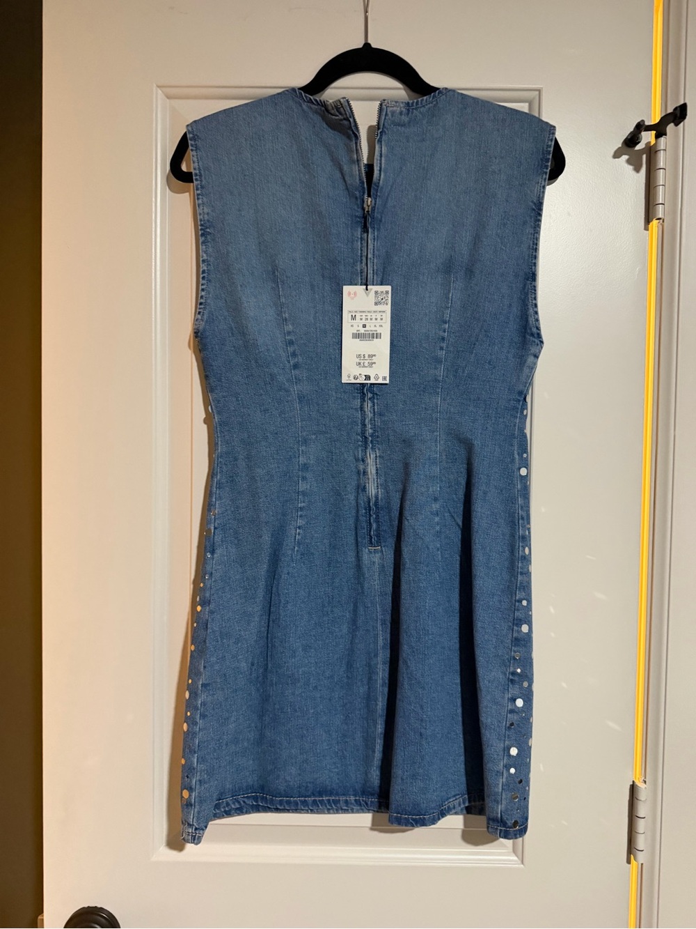 NWT Zara Denim Mirror Dress - Picture 5 of 6